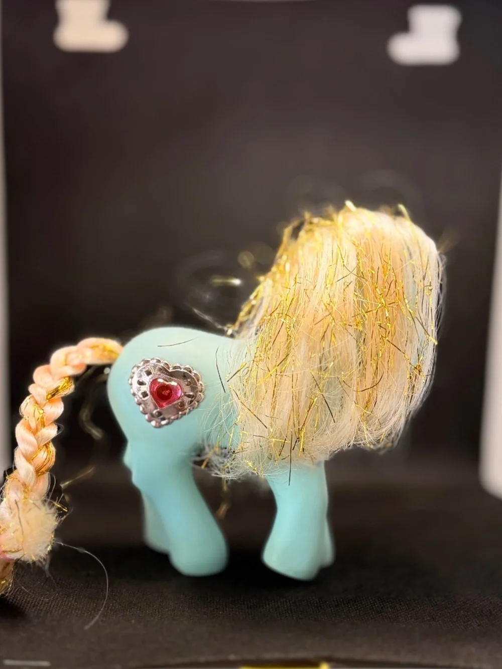Vintage G1 Princess Serena My Little Pony 1987 Gold Tinsel Hair